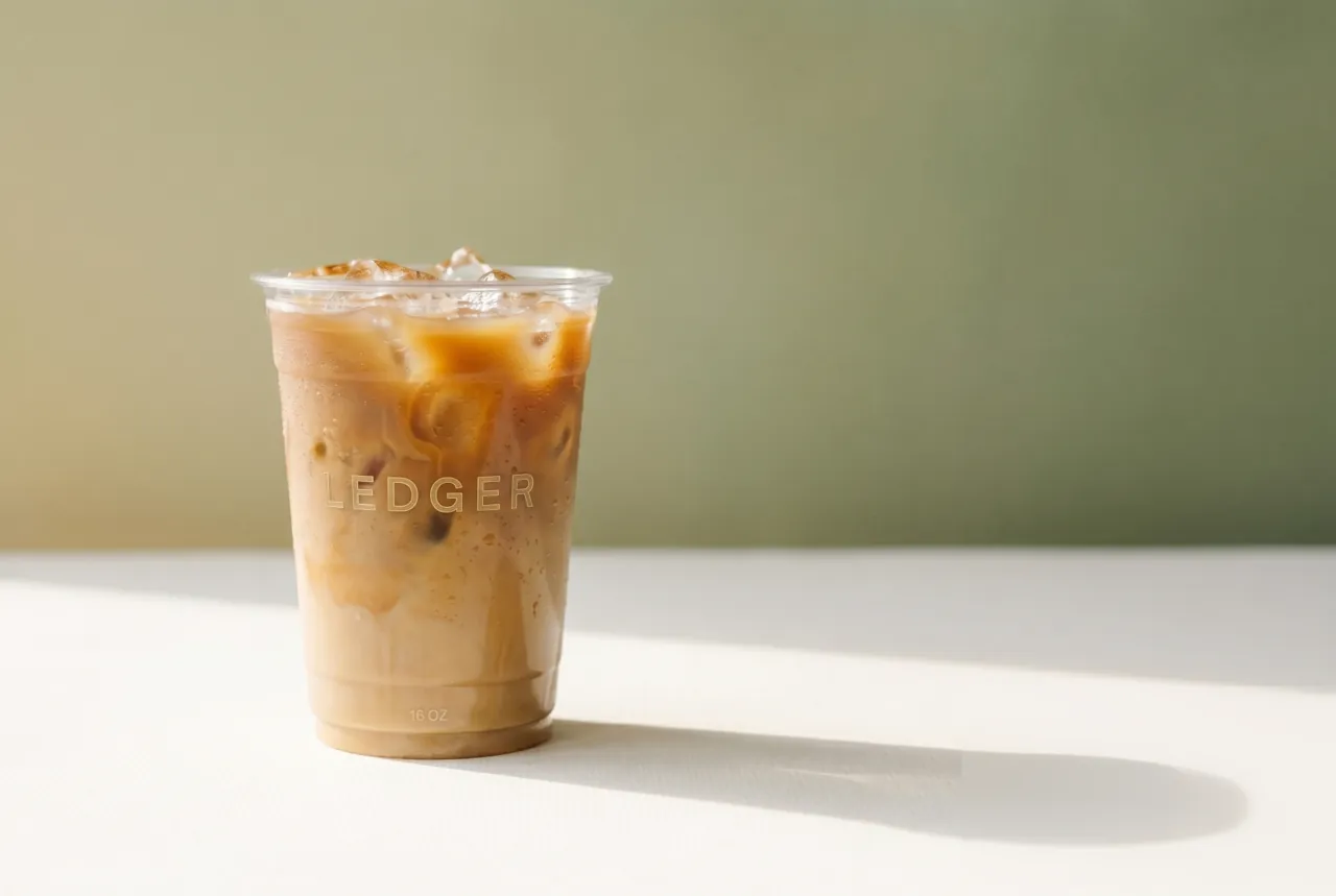 Iced spanish latte